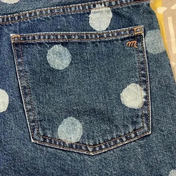 Madewell Polka Dot The Perfect Jean Short - Picture 6 of 9